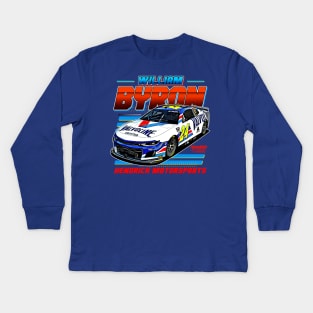 William Byron 24 Kids Long Sleeve T-Shirt